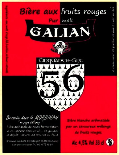 etiquette BRASSERIE GALIAN 16