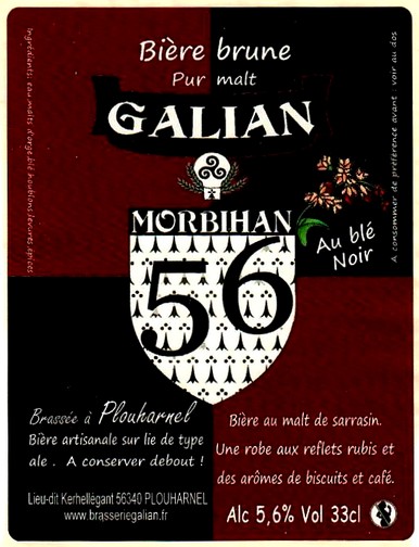 etiquette BRASSERIE GALIAN 17
