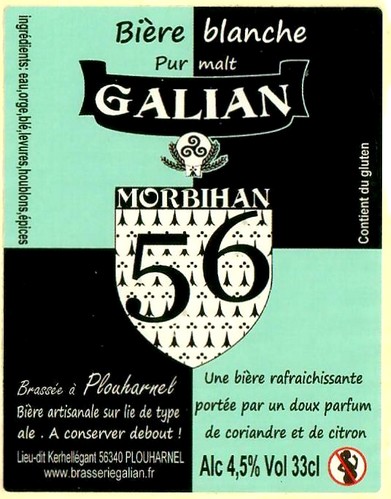 Etiquette BRASSERIE GALIAN 21