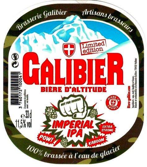 Etiquette BRASSERIE GALIBIER 12