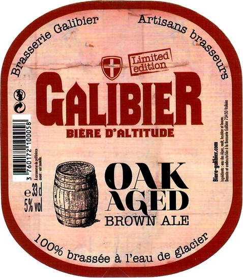 Etiquette BRASSERIE GALIBIER 13