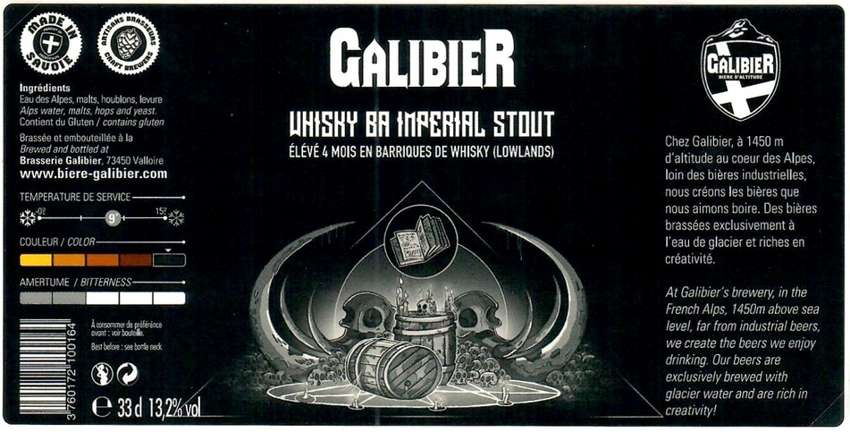 Etiquette BRASSERIE GALIBIER 14