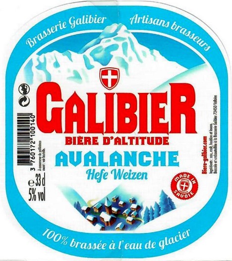 Etiquette BRASSERIE GALIBIER 29