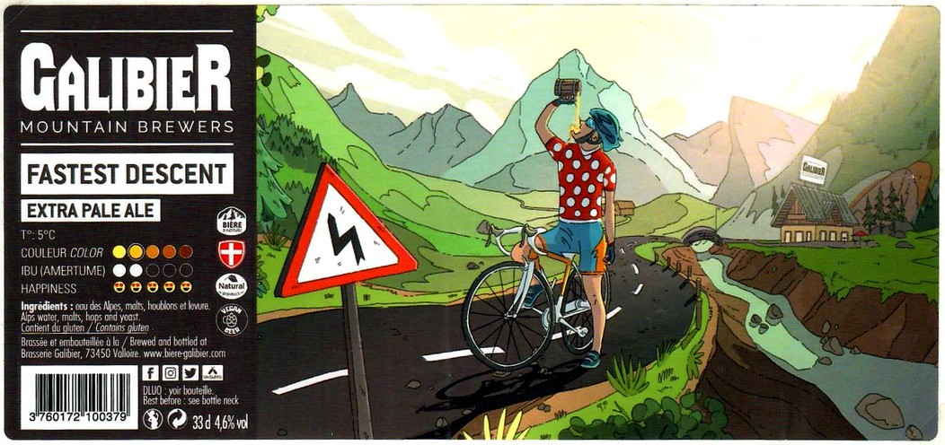 Etiquette BRASSERIE GALIBIER 35