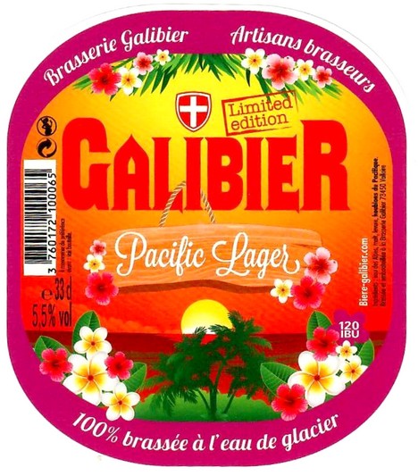 etiquette BRASSERIE GALIBIER 38