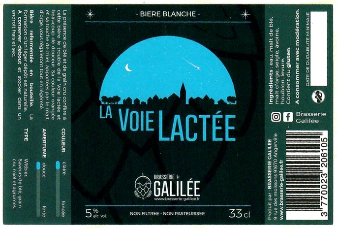 Etiquette BRASSERIE GALILEE 09