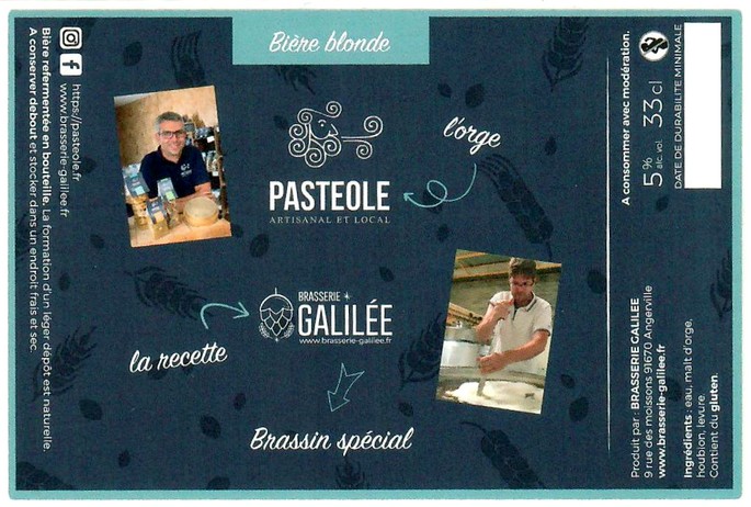 Etiquette BRASSERIE GALILEE 11