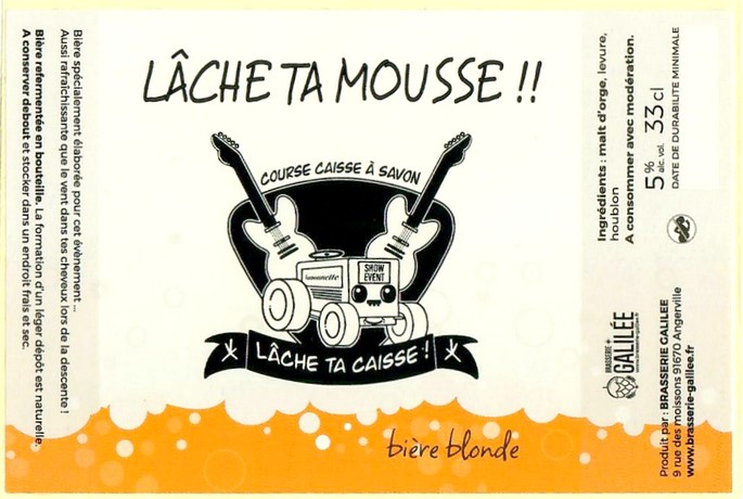 Etiquette BRASSERIE GALILEE 20