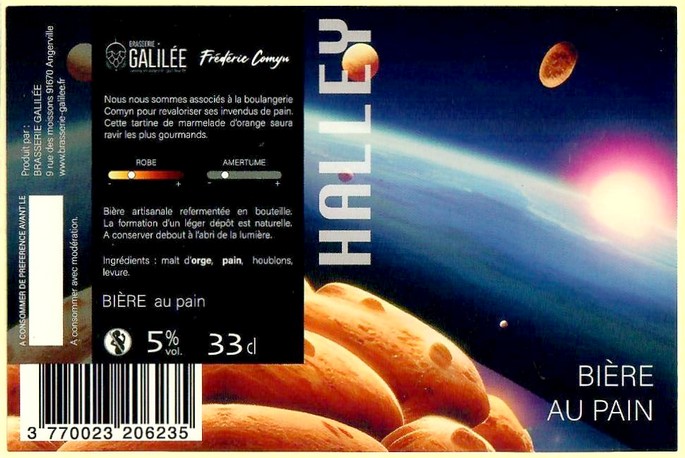 Etiquette BRASSERIE GALILEE 24