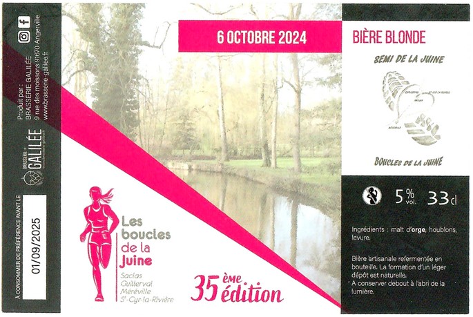 Etiquette BRASSERIE GALILEE 39