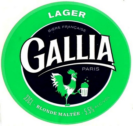Etiquette BRASSERIE GALLIA 02