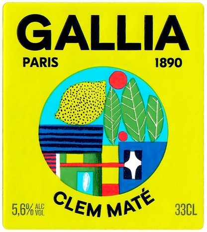 Etiquette BRASSERIE GALLIA 102