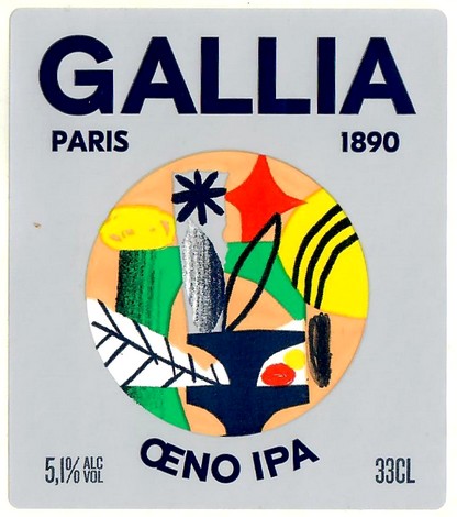 Etiquette BRASSERIE GALLIA 103