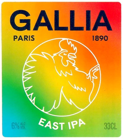 Etiquette BRASSERIE GALLIA 109