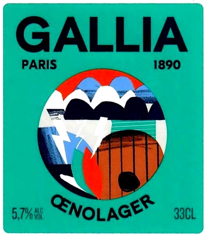 Etiquette BRASSERIE GALLIA 11