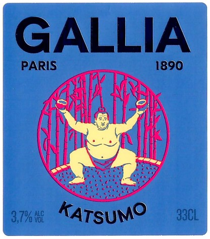 Etiquette BRASSERIE GALLIA 111