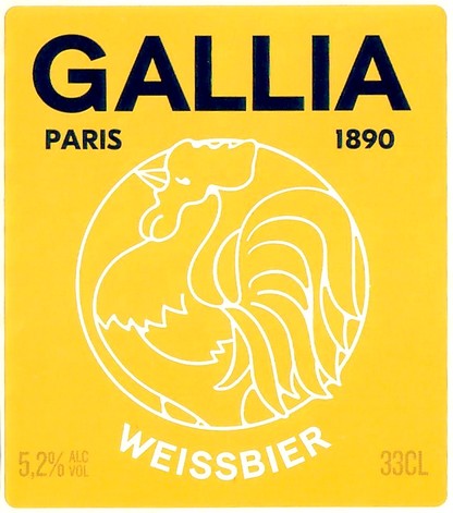 Etiquette BRASSERIE GALLIA 113