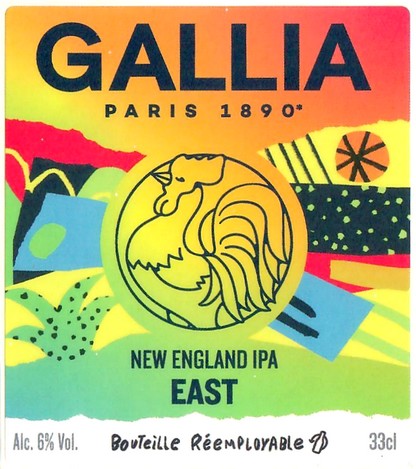 Etiquette BRASSERIE GALLIA 116