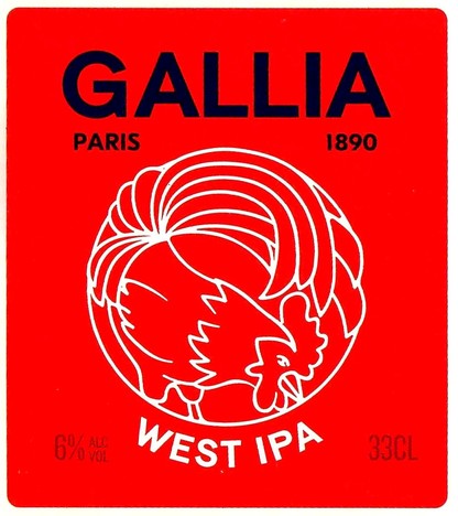 Etiquette BRASSERIE GALLIA 117