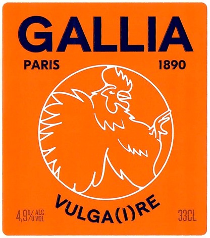 Etiquette BRASSERIE GALLIA 119