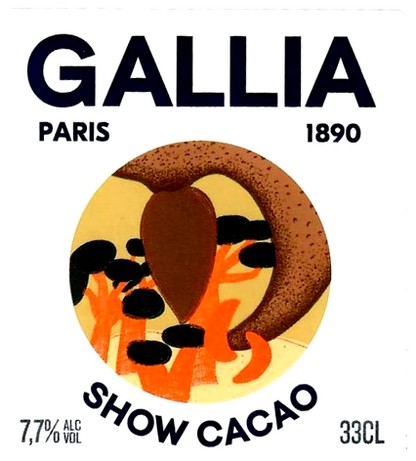 Etiquette BRASSERIE GALLIA 12