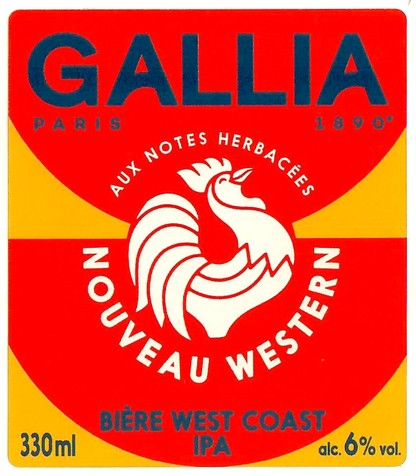 Etiquette BRASSERIE GALLIA 123