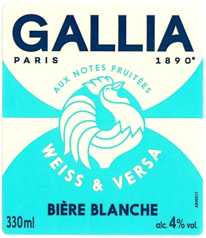 Etiquette BRASSERIE GALLIA 125
