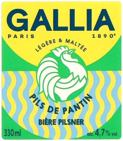 Etiquette BRASSERIE GALLIA 127