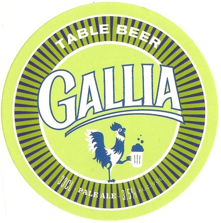 Etiquette BRASSERIE GALLIA 130