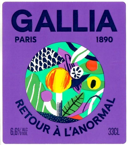 Etiquette BRASSERIE GALLIA 136