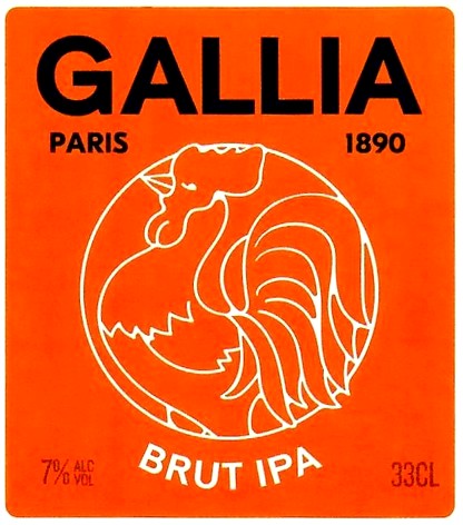 Etiquette BRASSERIE GALLIA 14