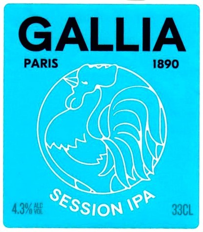 Etiquette BRASSERIE GALLIA 16