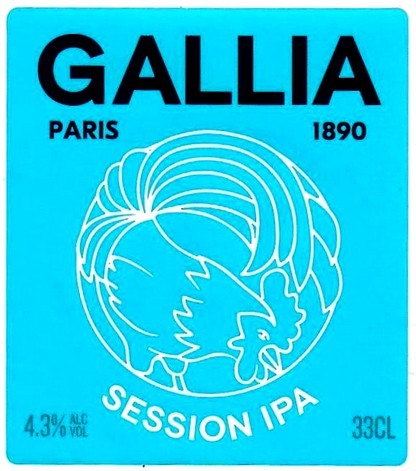 Etiquette BRASSERIE GALLIA 18
