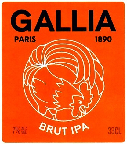 Etiquette BRASSERIE GALLIA 19