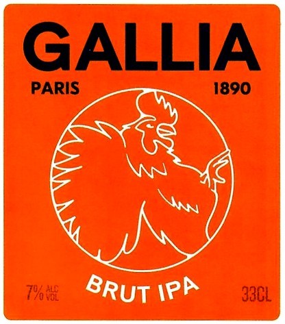 Etiquette BRASSERIE GALLIA 20