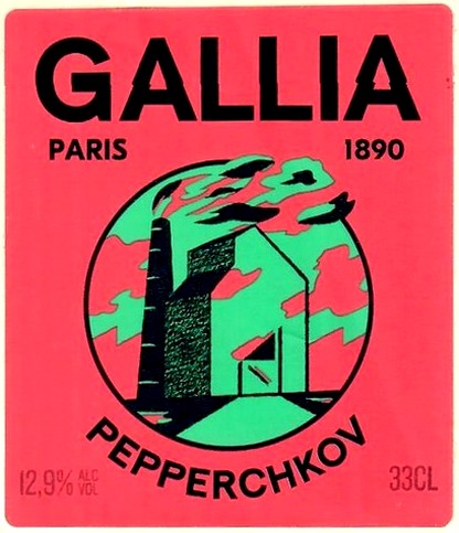 Etiquette BRASSERIE GALLIA 33