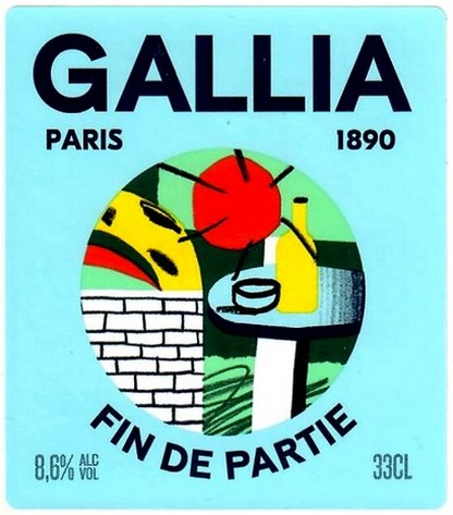 Etiquette BRASSERIE GALLIA 34