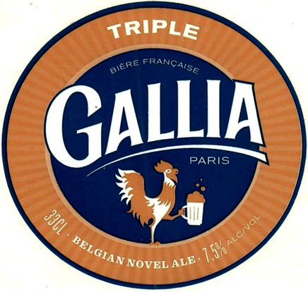 Etiquette BRASSERIE GALLIA 41