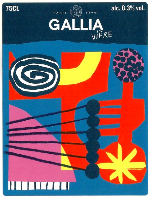 Etiquette BRASSERIE GALLIA 47