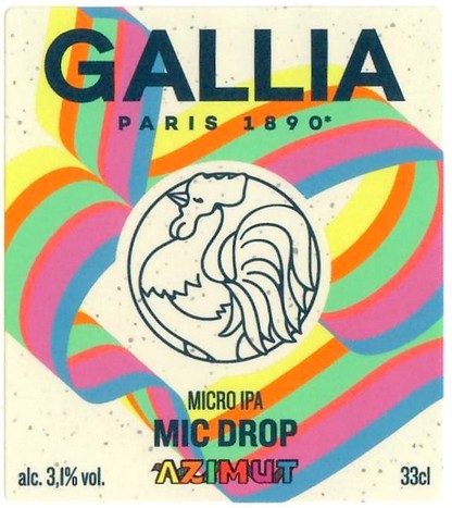 Etiquette BRASSERIE GALLIA 72