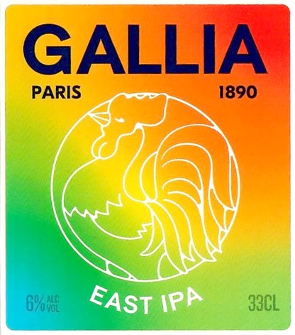 Etiquette BRASSERIE GALLIA 75