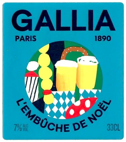 Etiquette BRASSERIE GALLIA 81