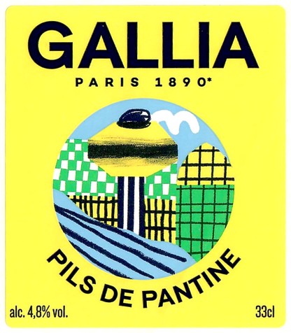 Etiquette BRASSERIE GALLIA 89