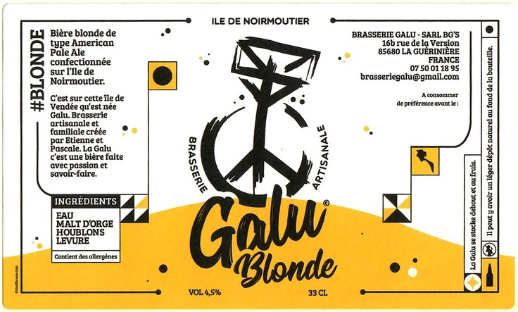 Etiquette BRASSERIE GALU 02