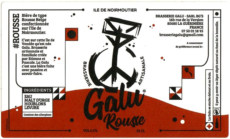 Etiquette BRASSERIE GALU 03