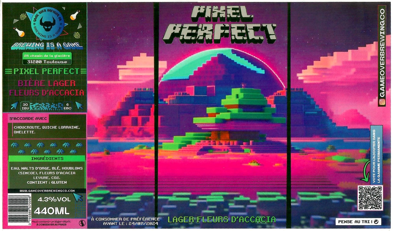 Etiquette BRASSERIE GAME OVER BREWING CO 03