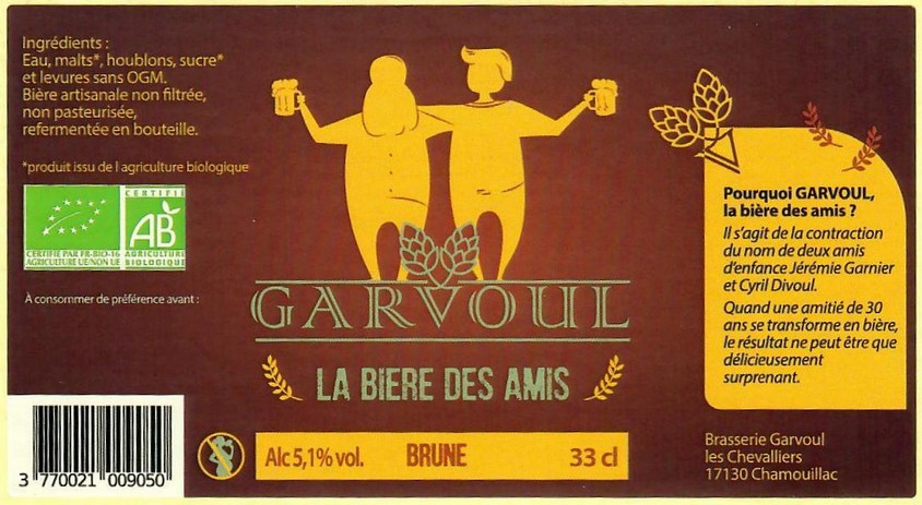 etiquette BRASSERIE GARVOUL 08