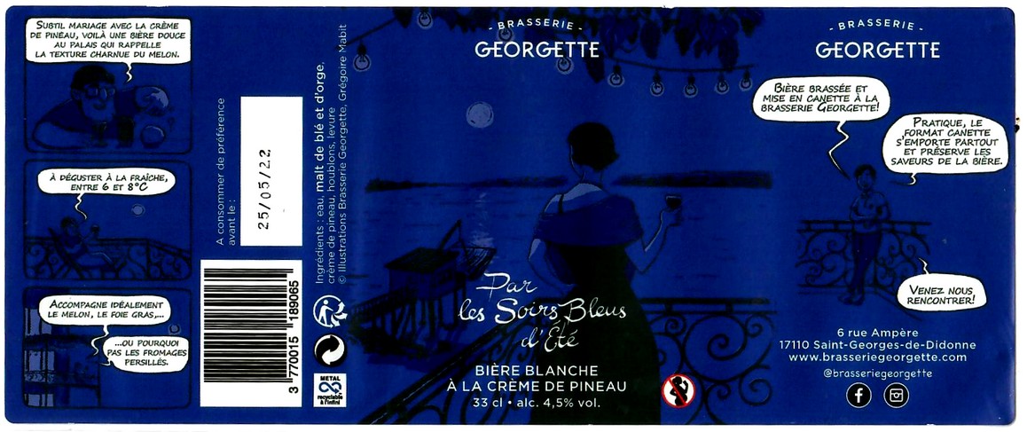 etiquette BRASSERIE GEORGETTE 10