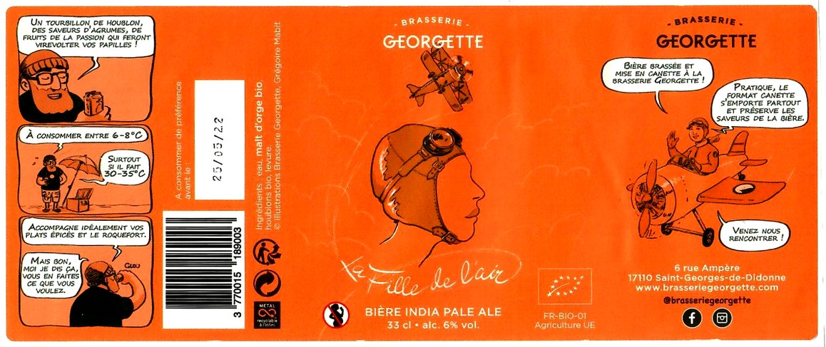 etiquette BRASSERIE GEORGETTE 11