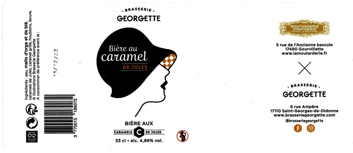 etiquette BRASSERIE GEORGETTE 14